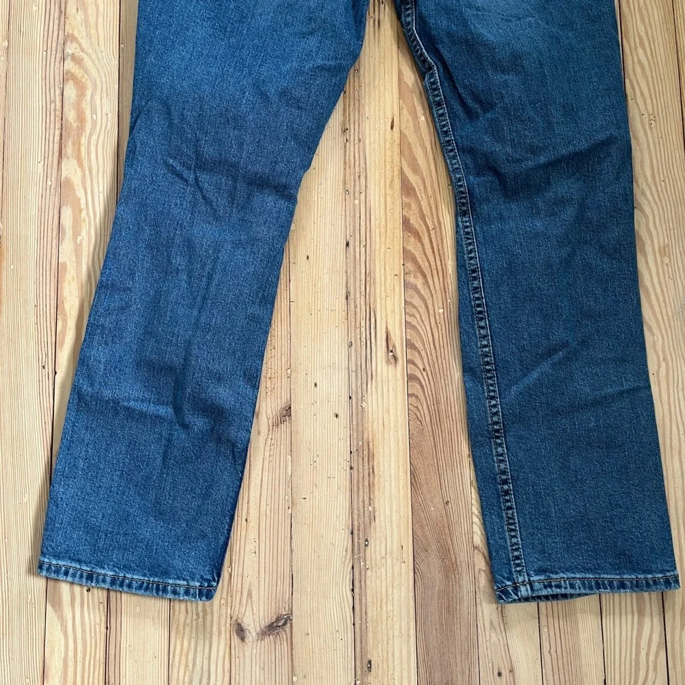 Levi Strauss 511‎ Slim Fit Jeans Mens 34x30 Medium Wash Blue Distressed Ripped